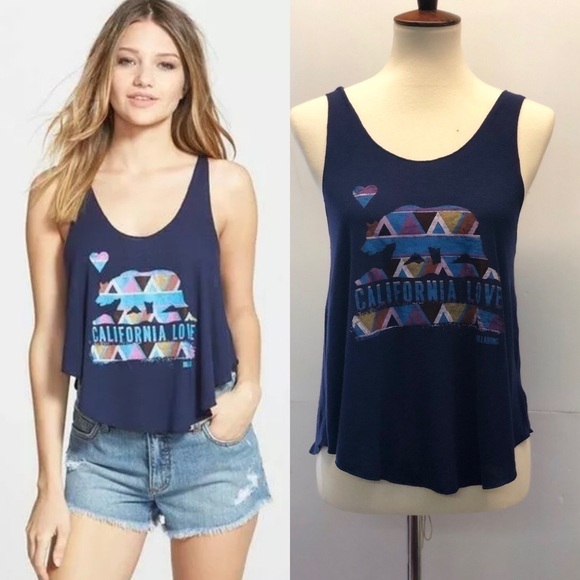 Billabong Just Like us Tank Top Midnight - Picture 1 of 6